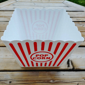Plastic Pop Corn Bucket Movie Night Date Night